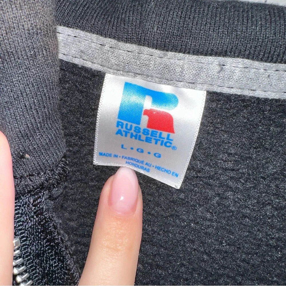 CUSTOM Bleached Zip-Up Hoddie - Picture 4 of 4